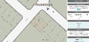 En zona resid. de Ituzaingo Norte lote en estado bueno en venta.