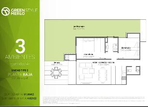 Venta de departamento en estado estreno oportunidad en Merlo Sur.