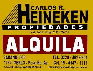 A 5 cuadras de la estación en Merlo Sur departamento de 2 ambientes en alquiler.
