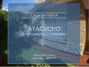En zona barrio de Bernal Oeste casa sobre lote de 13.00 x 30.00 en venta.